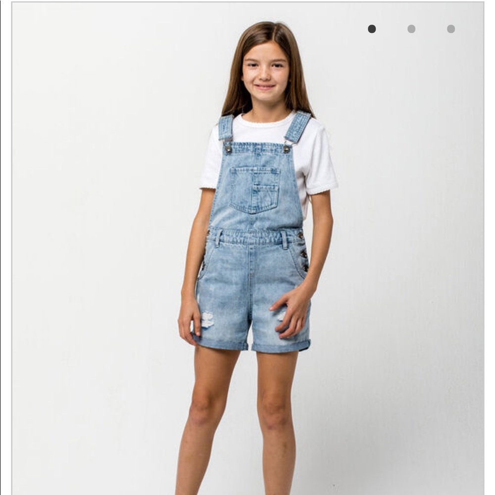 RSQ Collective -Ripped Girls Denim Shortalls